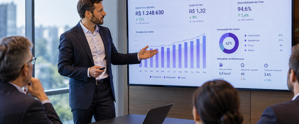 ROI da frota para diretoria: como defender o orçamento